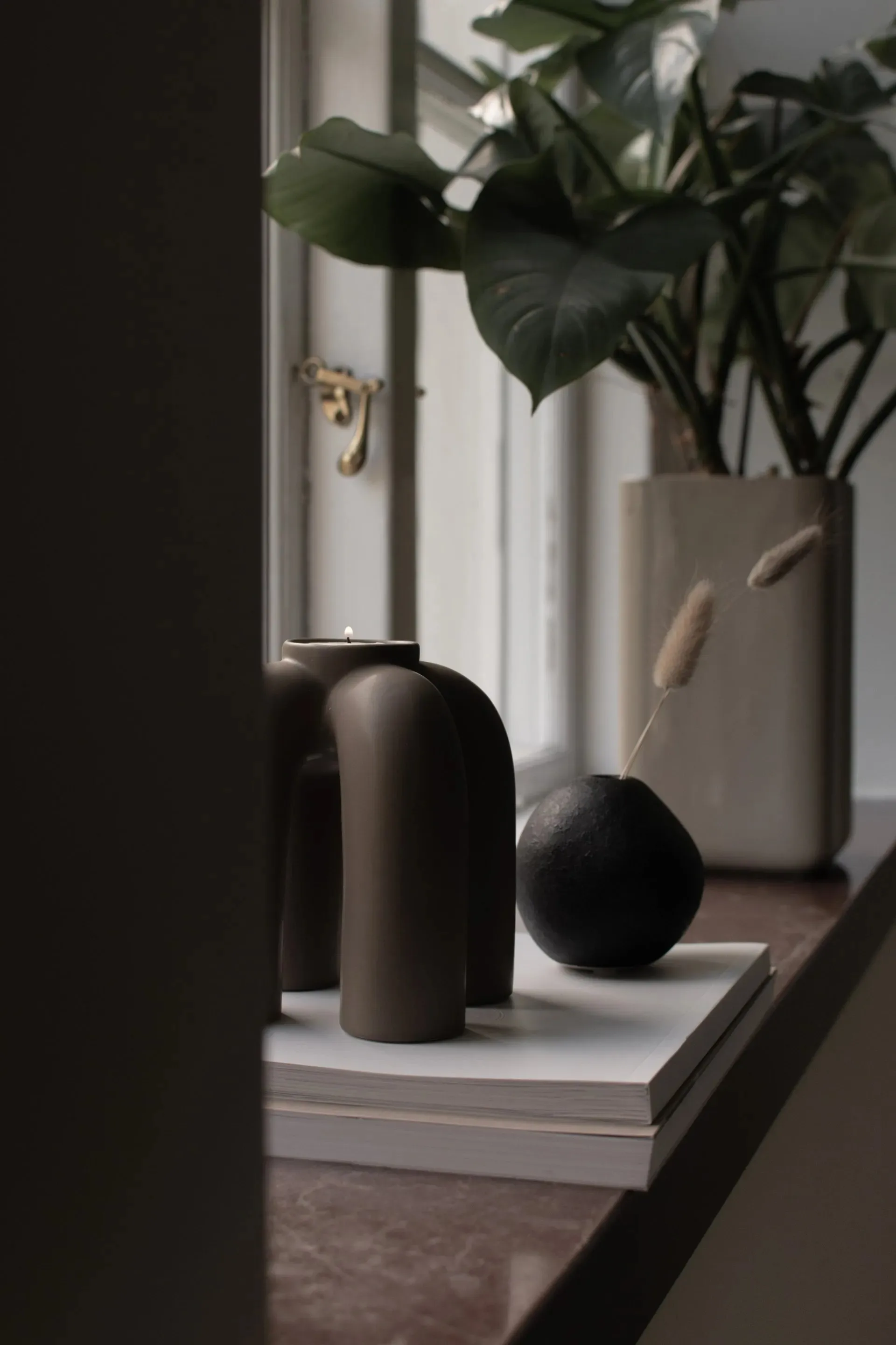 Rope fyrfadsstage 14x14 cm, Dust DBKD