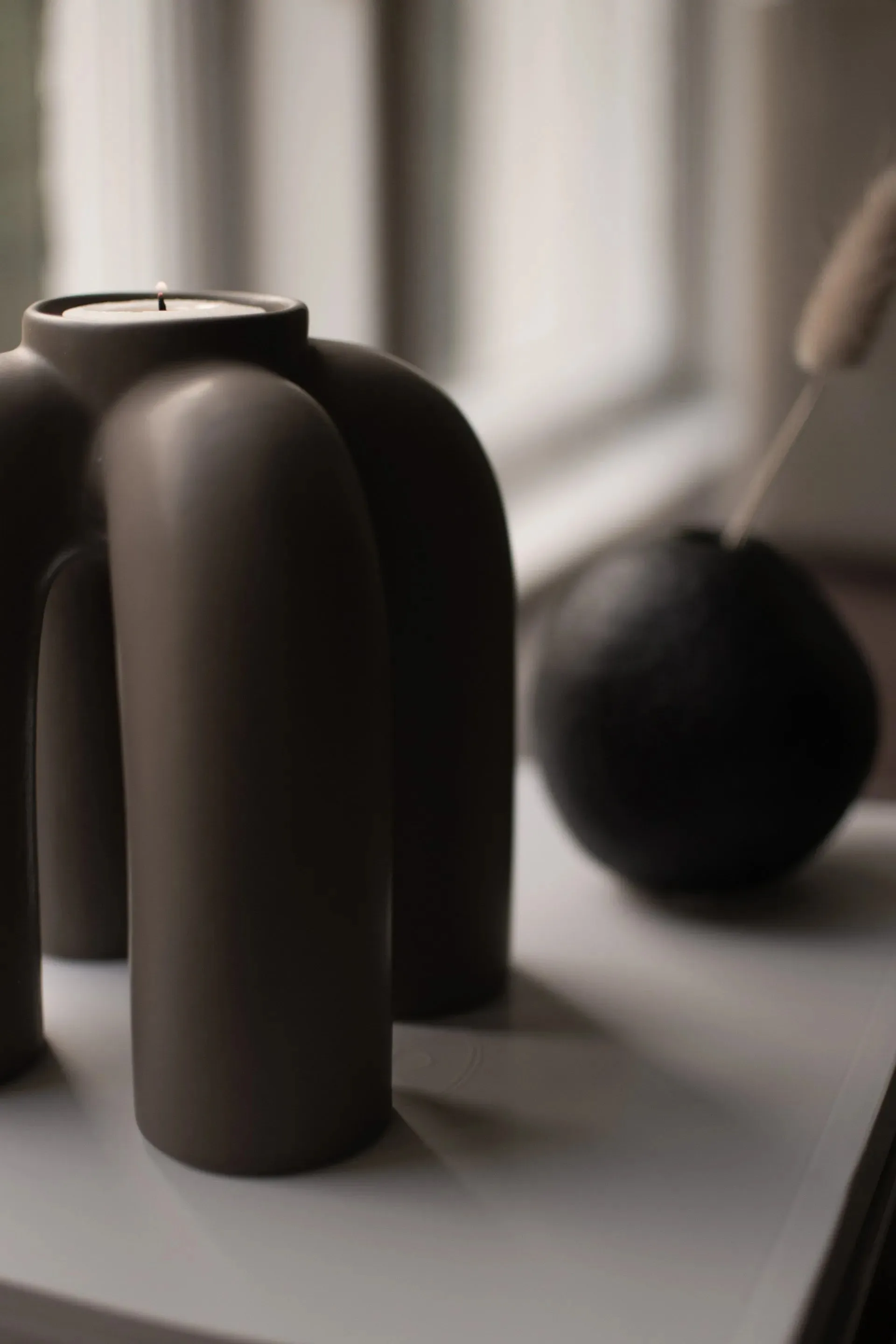 Rope fyrfadsstage 14x14 cm, Dust DBKD