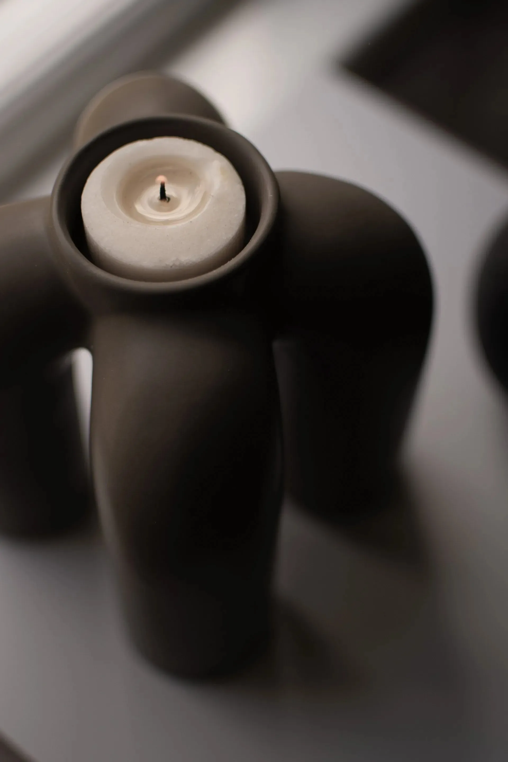 Rope fyrfadsstage 14x14 cm, Dust DBKD