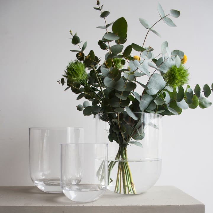 Simple glasvase large, Clear DBKD