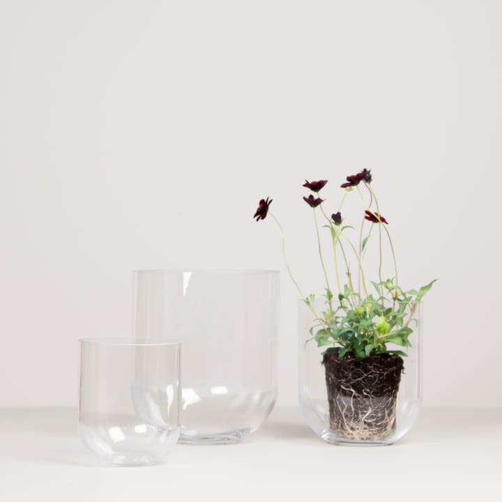 Simple glasvase small, Clear DBKD