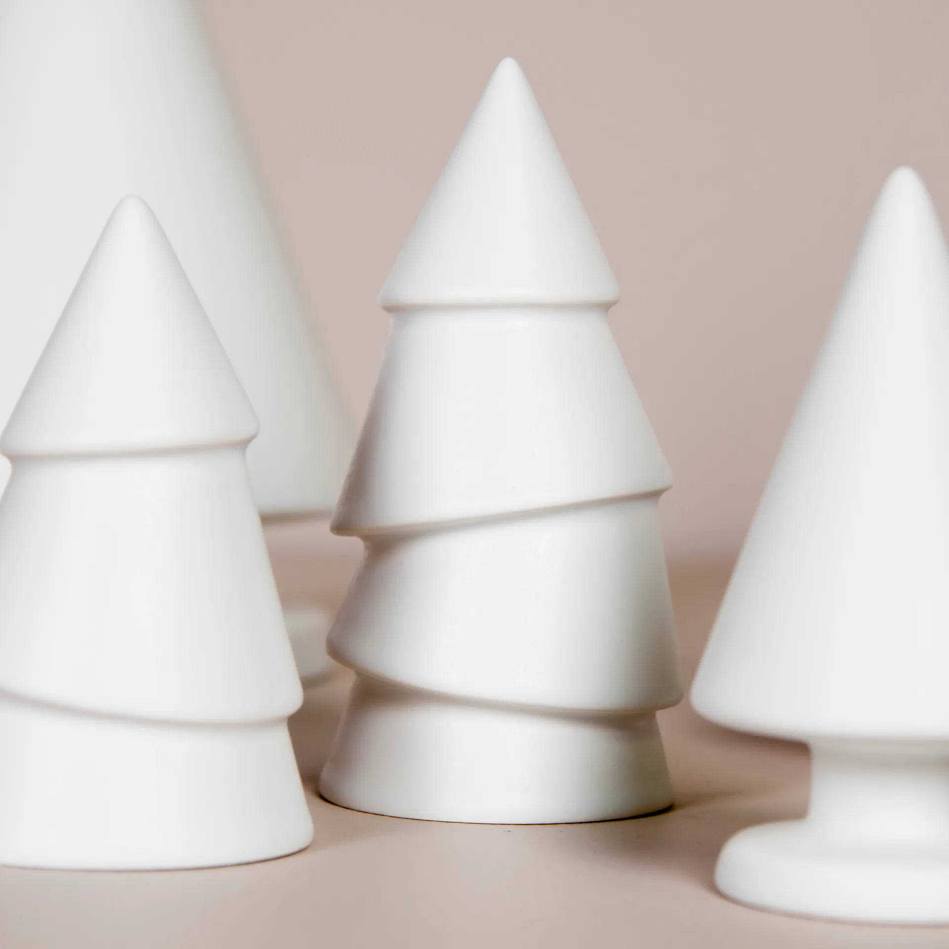 Smalt Juletræ Hvid, lille DBKD