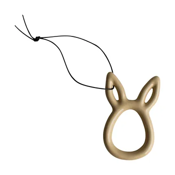 Sprinkle rabbit påskeophæng 8 cm - Shiny yellow - DBKD