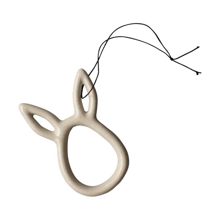 Sprinkle rabbit påskeophæng 8 cm - Vanilla - DBKD