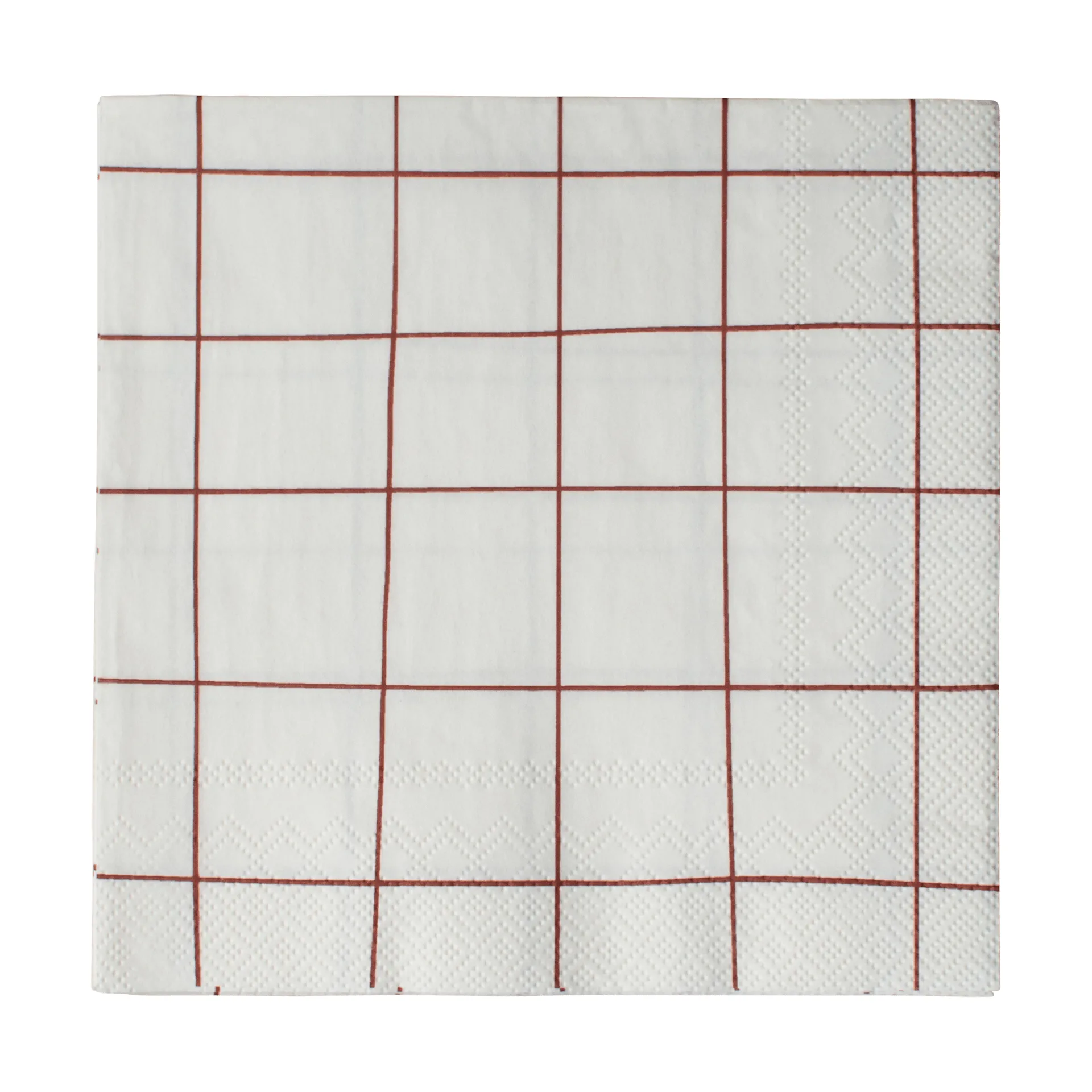 Square papirserviet 33x33 cm, Dark red DBKD