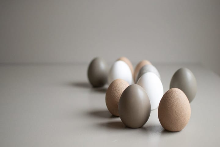 Standing Egg påskedekoration, Sand DBKD