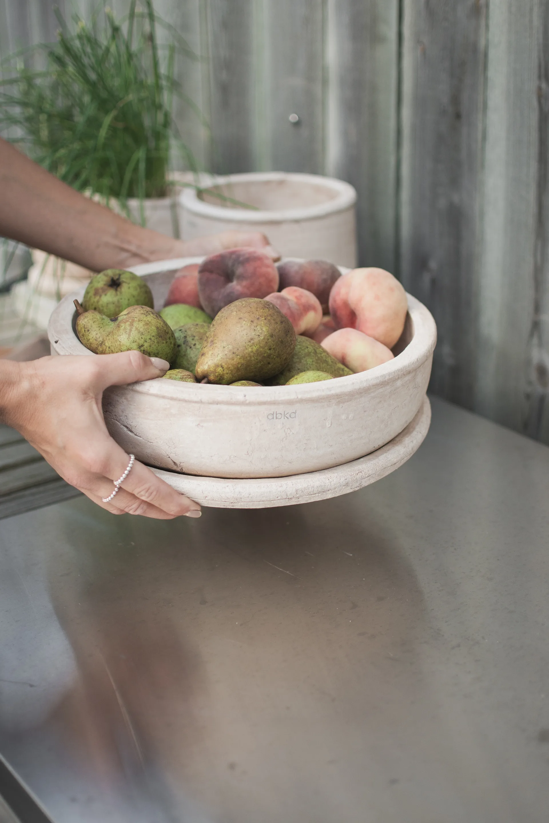 Terra bowl krukke, Sand, Ø30 x 10,5 cm DBKD