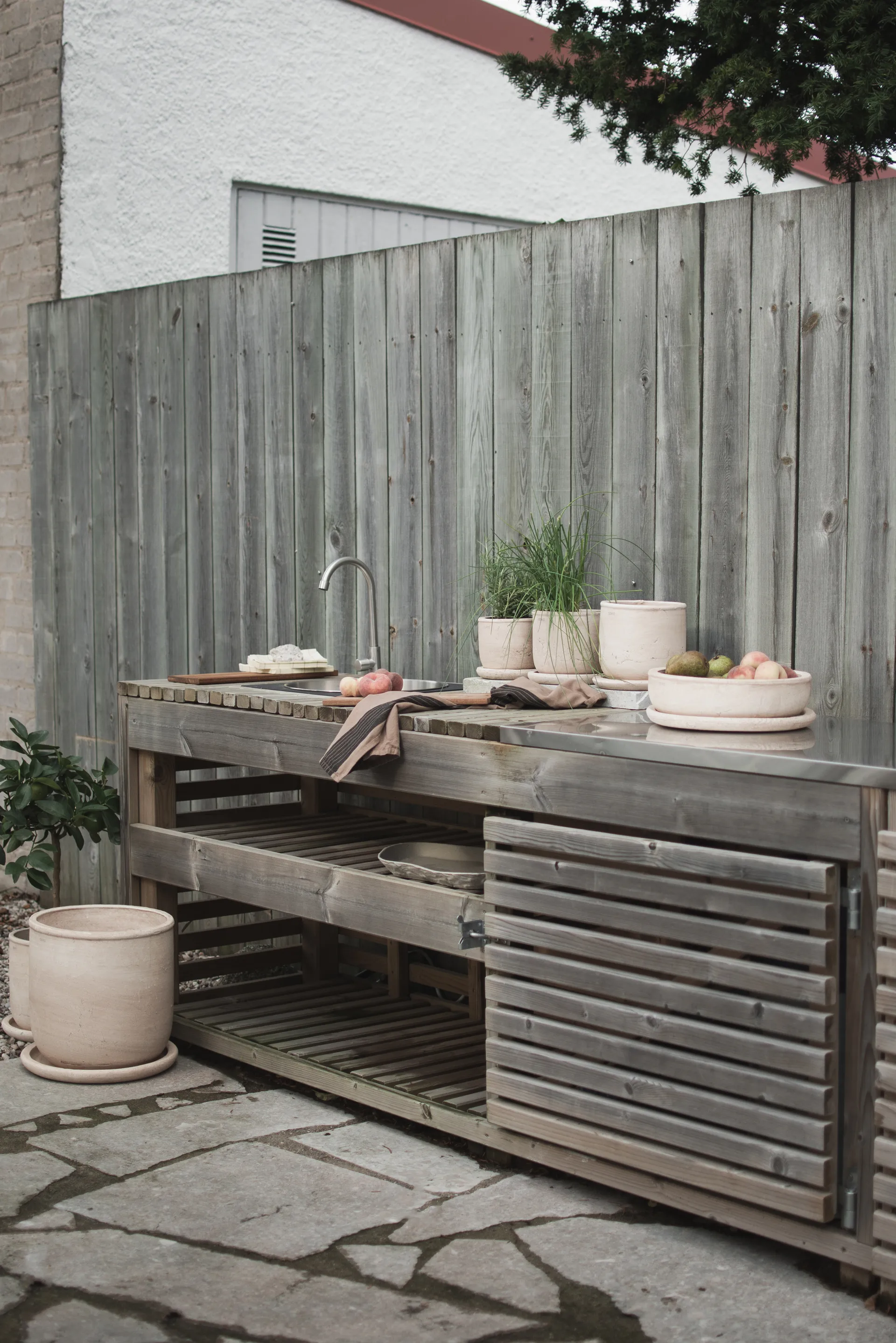 Terra bowl krukke, Sand, Ø30 x 10,5 cm DBKD