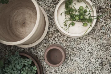 Terra bowl krukke - Sand, Ø30 x 10,5 cm - DBKD