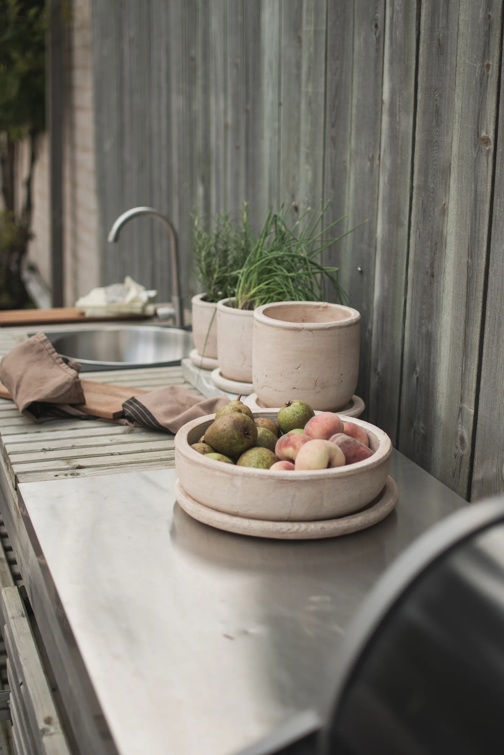 Terra bowl krukke, Sand, Ø30 x 10,5 cm DBKD