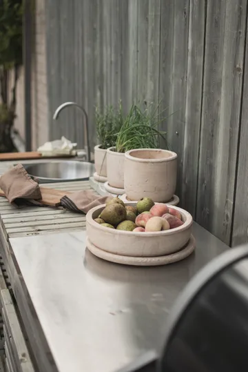 Terra bowl krukke - Sand, Ø30 x 10,5 cm - DBKD