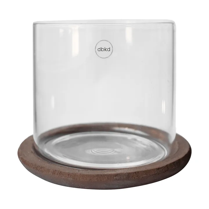 Terra lyslygte - Brown, 15 cm - DBKD