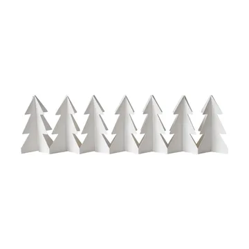 Tree in a row dekoration 60 cm - White, 7x60 cm - DBKD