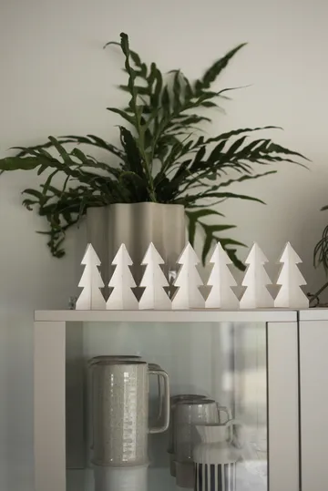 Tree in a row dekoration 60 cm - White, 7x60 cm - DBKD