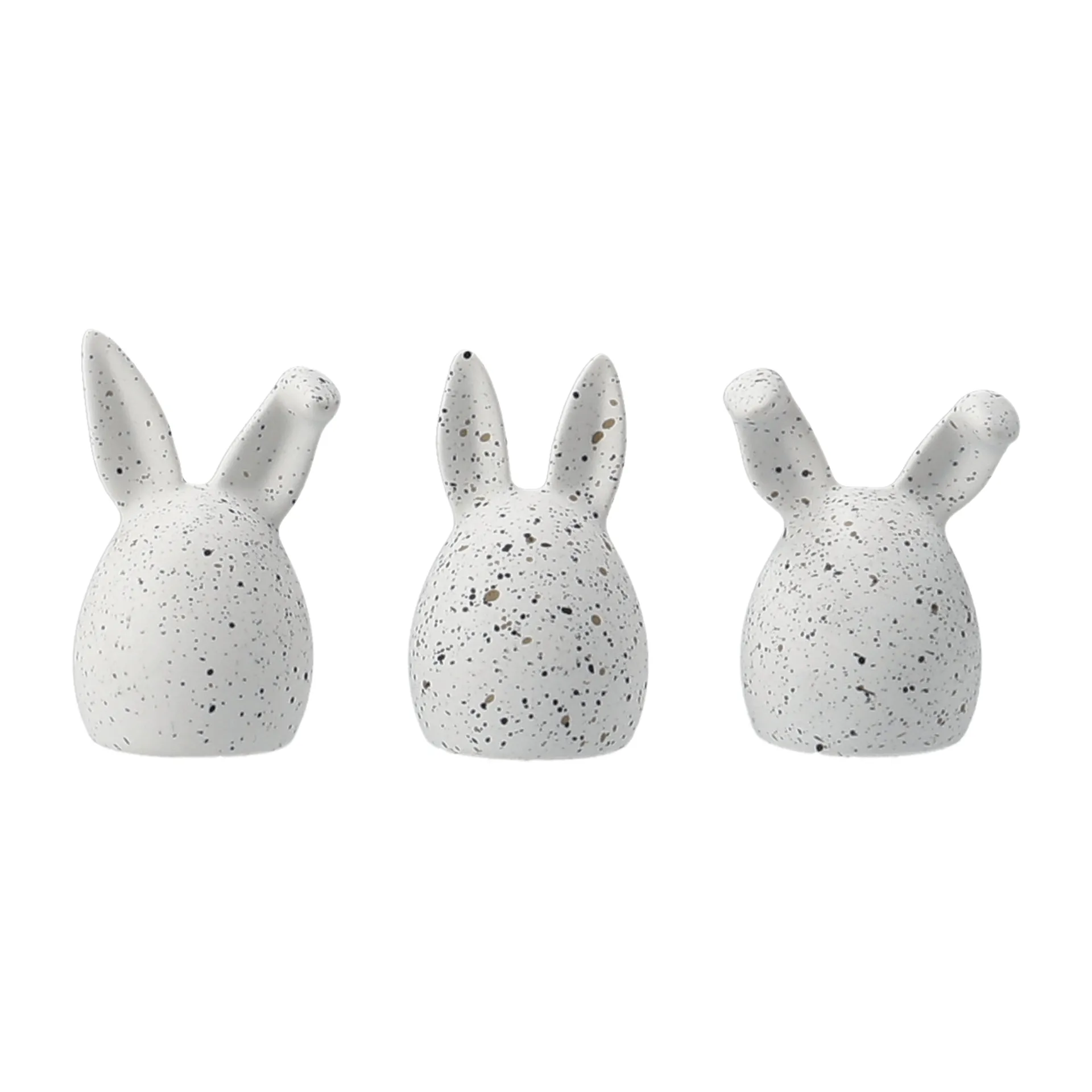 Triplets påskehare 3-pak, White dot DBKD