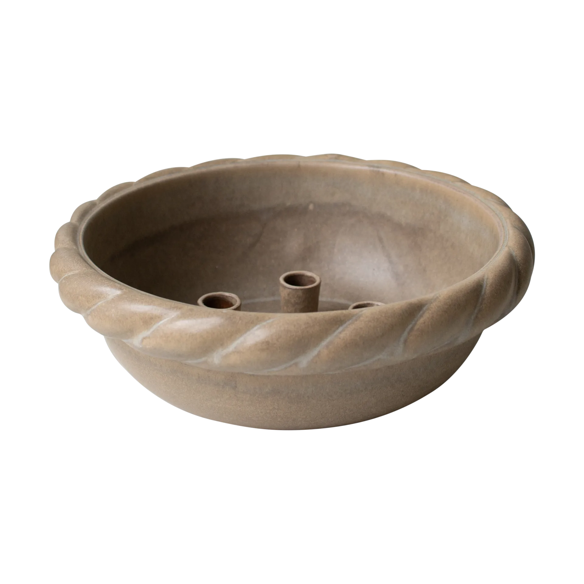 Twine plate lysestage Ø30 cm, Beige DBKD