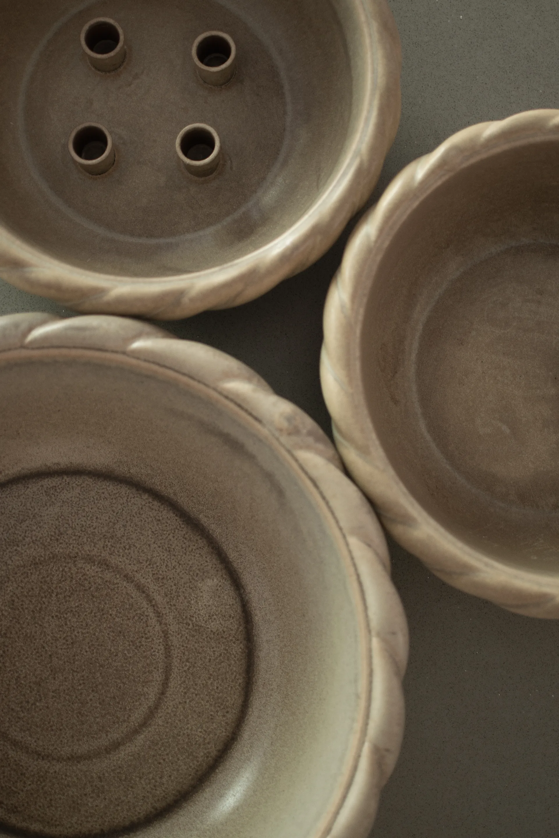 Twine plate lysestage Ø30 cm, Beige DBKD