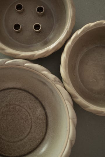 Twine plate lysestage Ø30 cm - Beige - DBKD