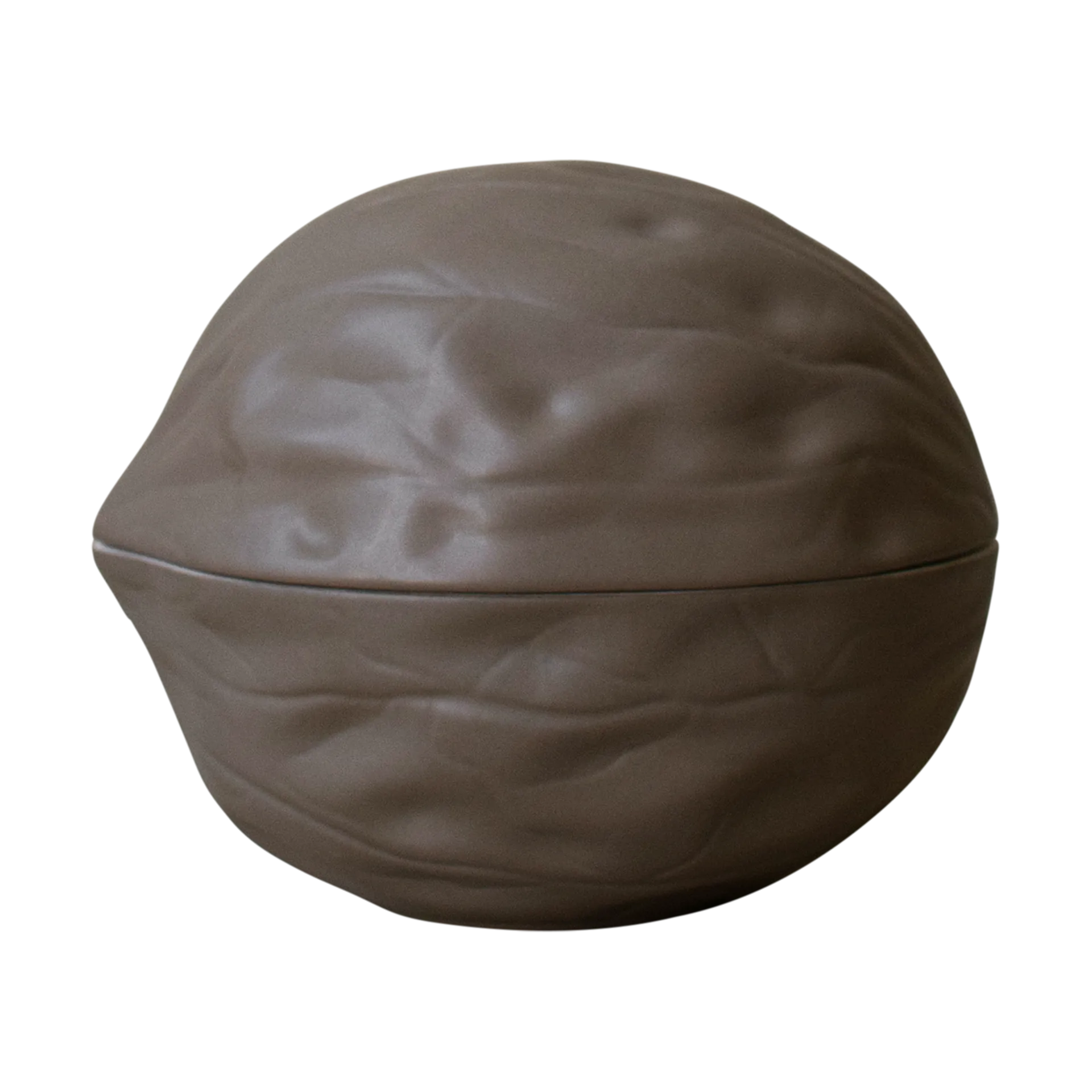 Walnut skål med låg, Dust DBKD