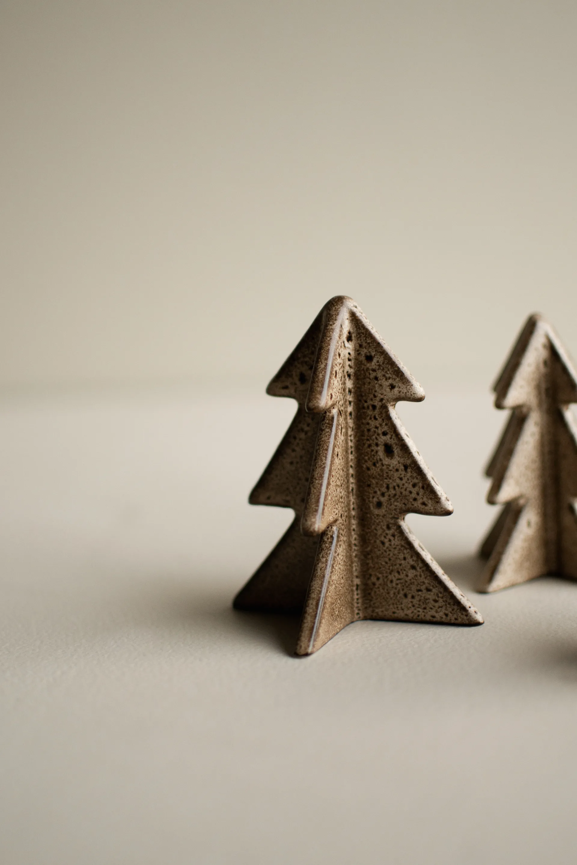 Winter tree dekoration, Beige, 9,5 cm DBKD