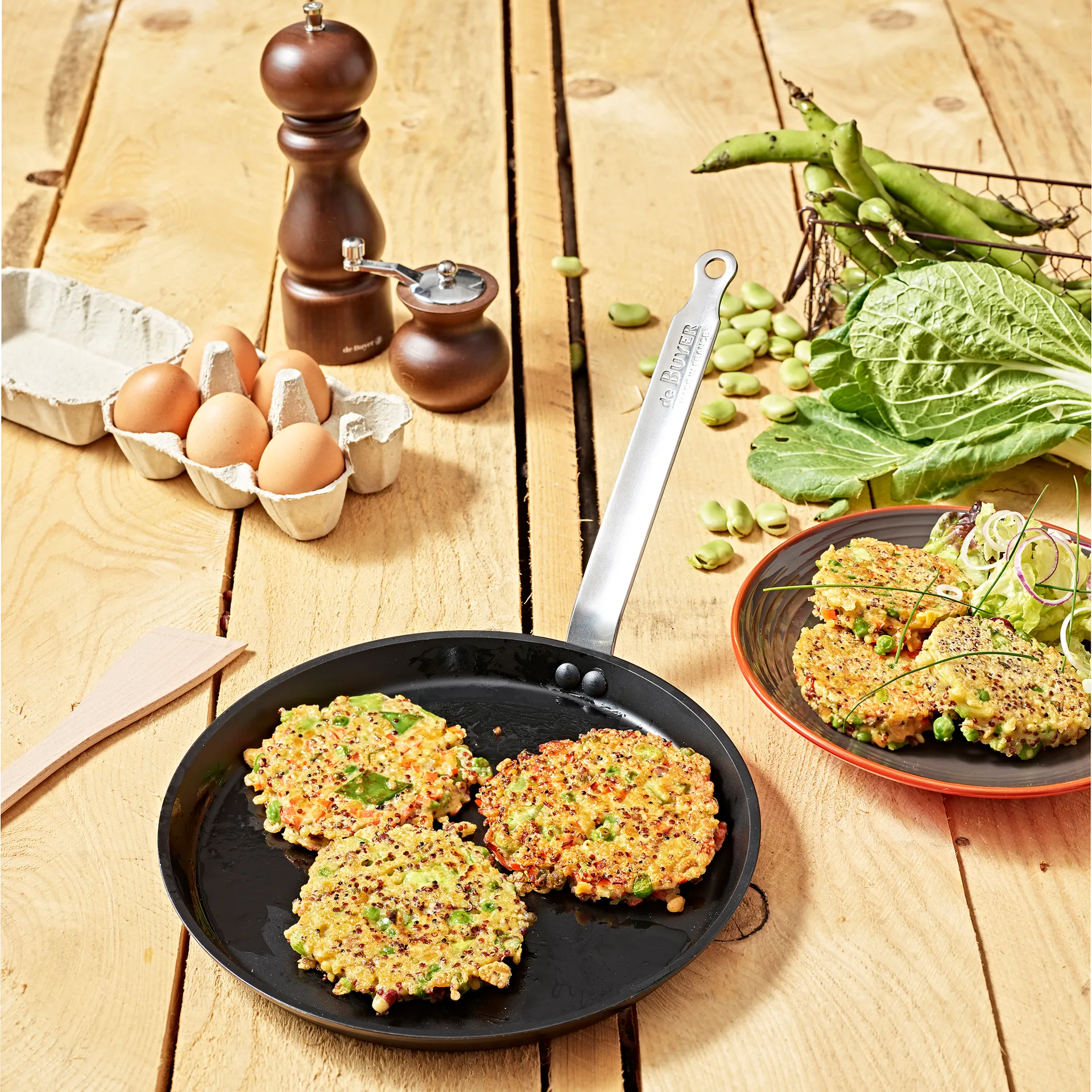 Choc Intense pandekagepande, 30 cm De Buyer