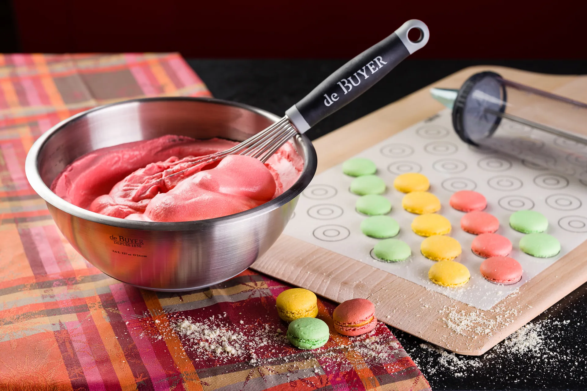 De Buyer røreskål med silikonebund, 3,6 L De Buyer