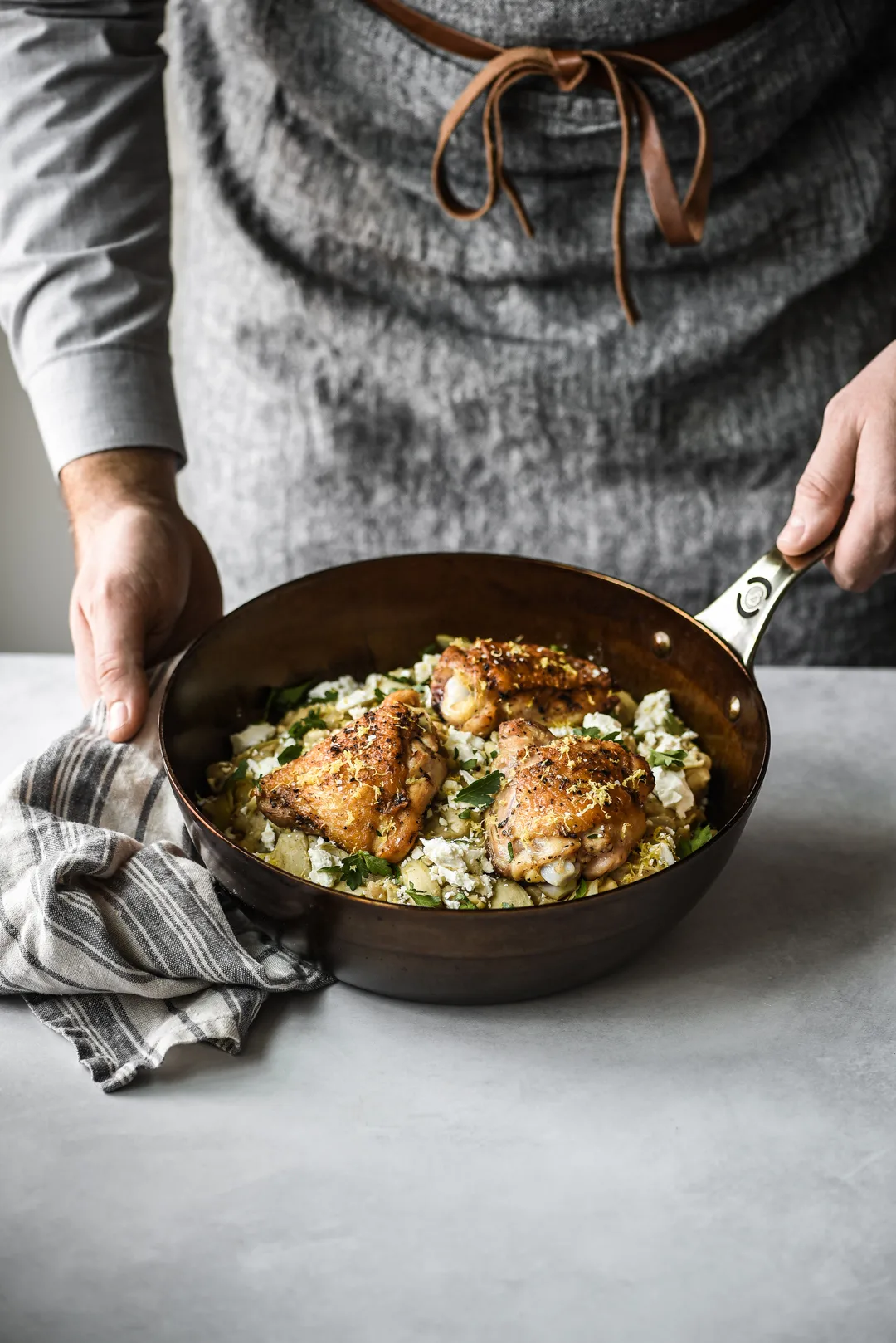 Mineral B Pro dyb stegepande, 28 cm De Buyer