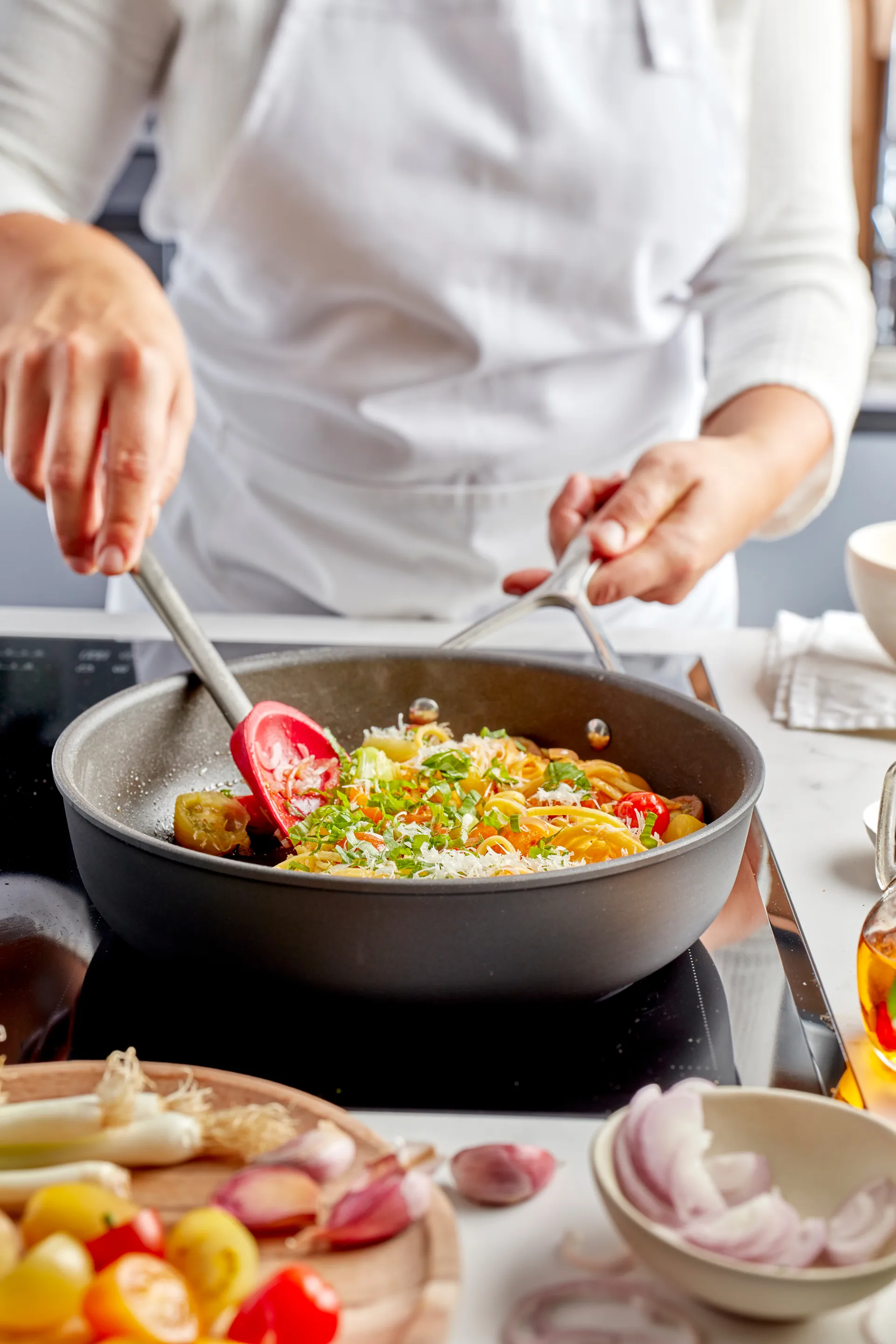 Alu Pro 5 TI-x sauterpande Duraslide 5-ply, Ø24 cm Demeyere