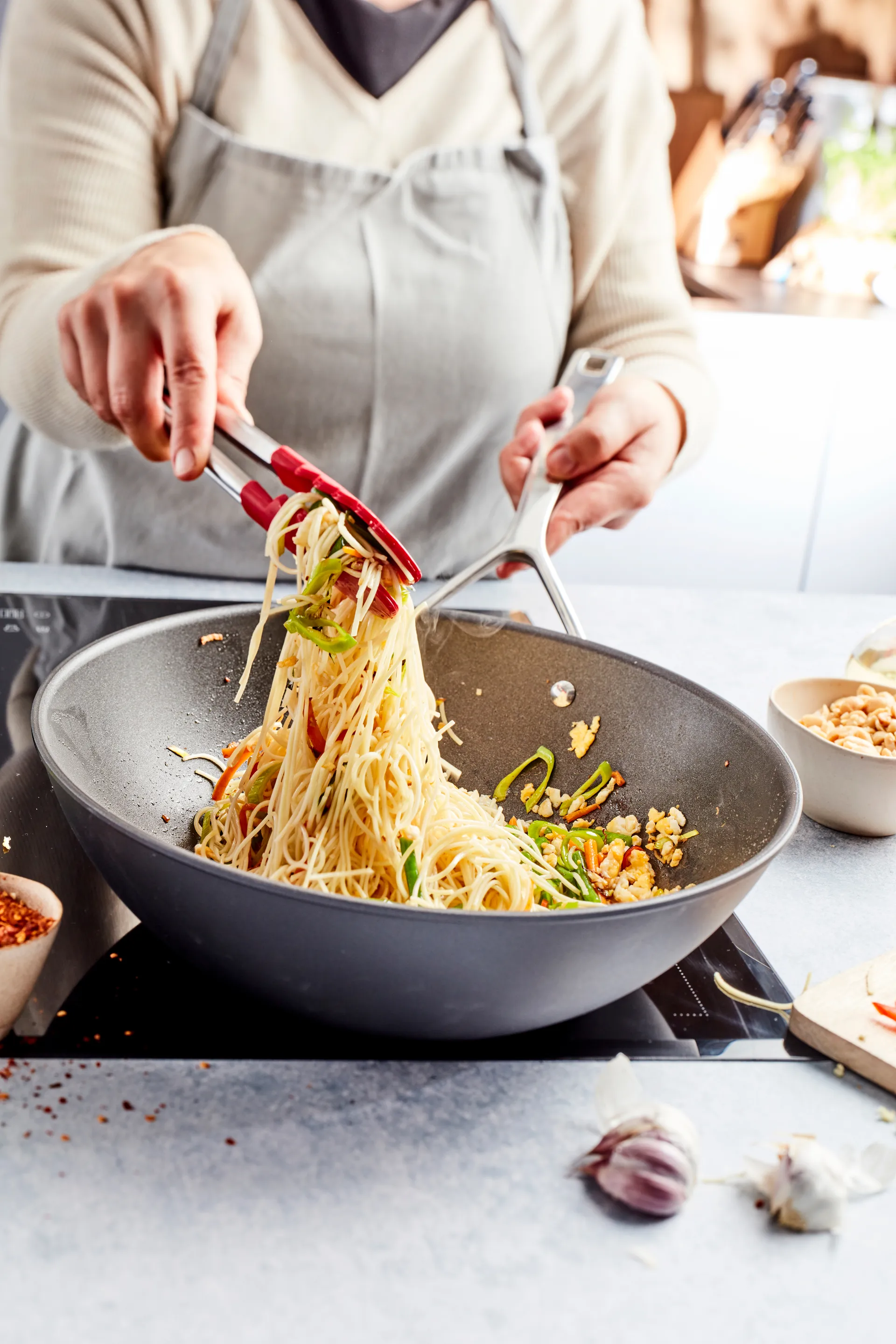 Demeyere Alu Pro wokpande, 30 cm Demeyere