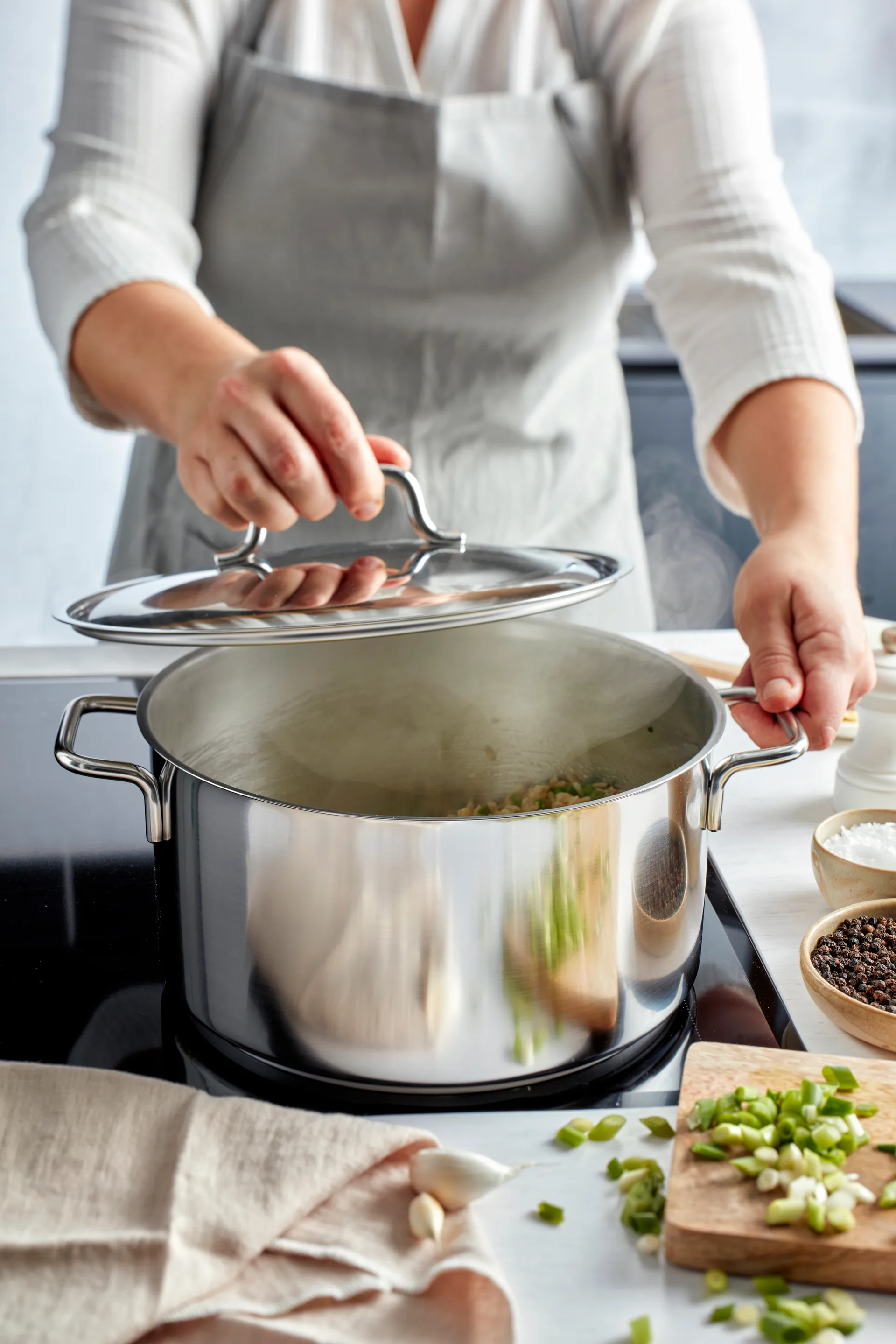 Demeyere Apollo 7 gryde lav rustfrit stål, 4 L Demeyere