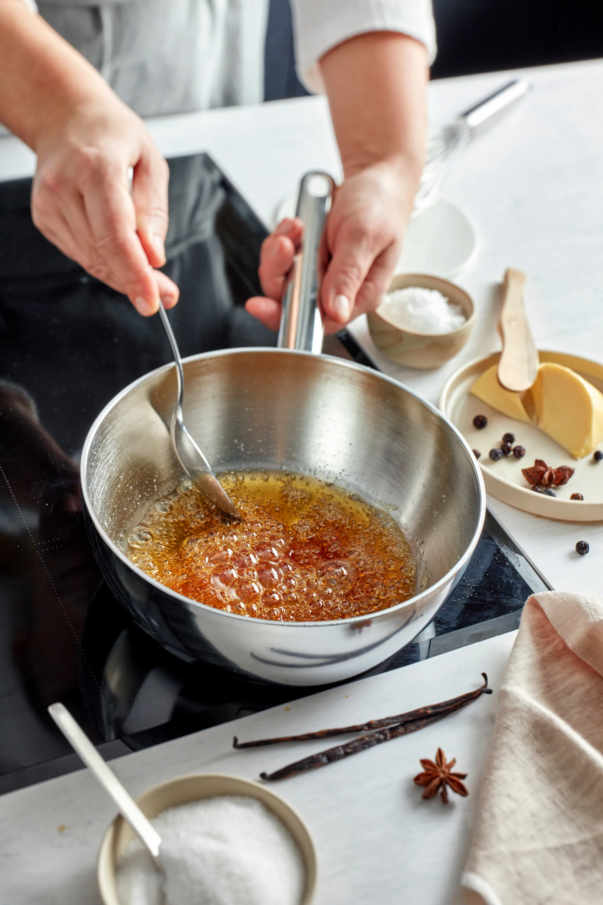 Demeyere Apollo 7 sauterpande rustfrit stål, Ø14 cm Demeyere