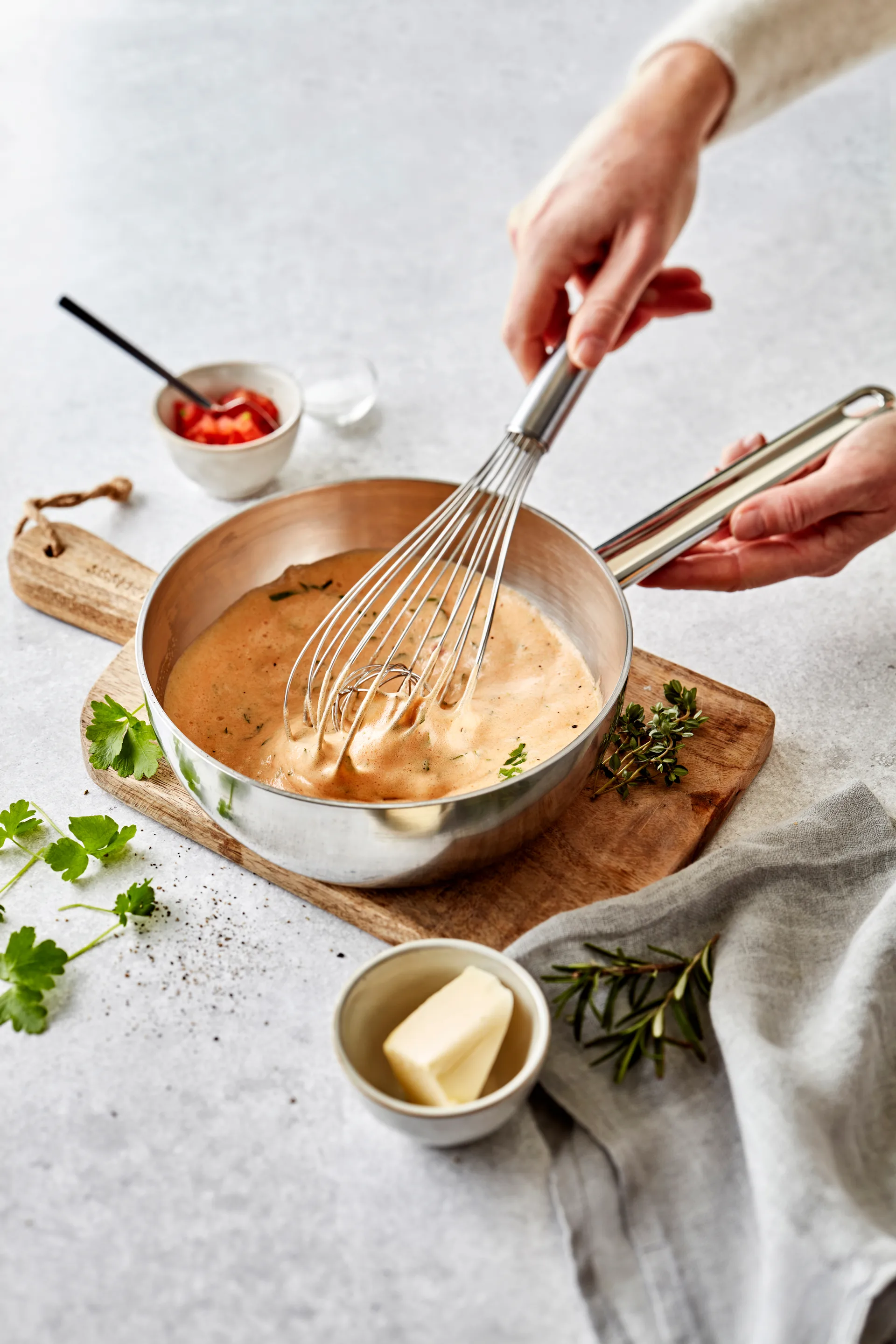 Demeyere Apollo 7 sauterpande rustfrit stål, Ø22 cm Demeyere