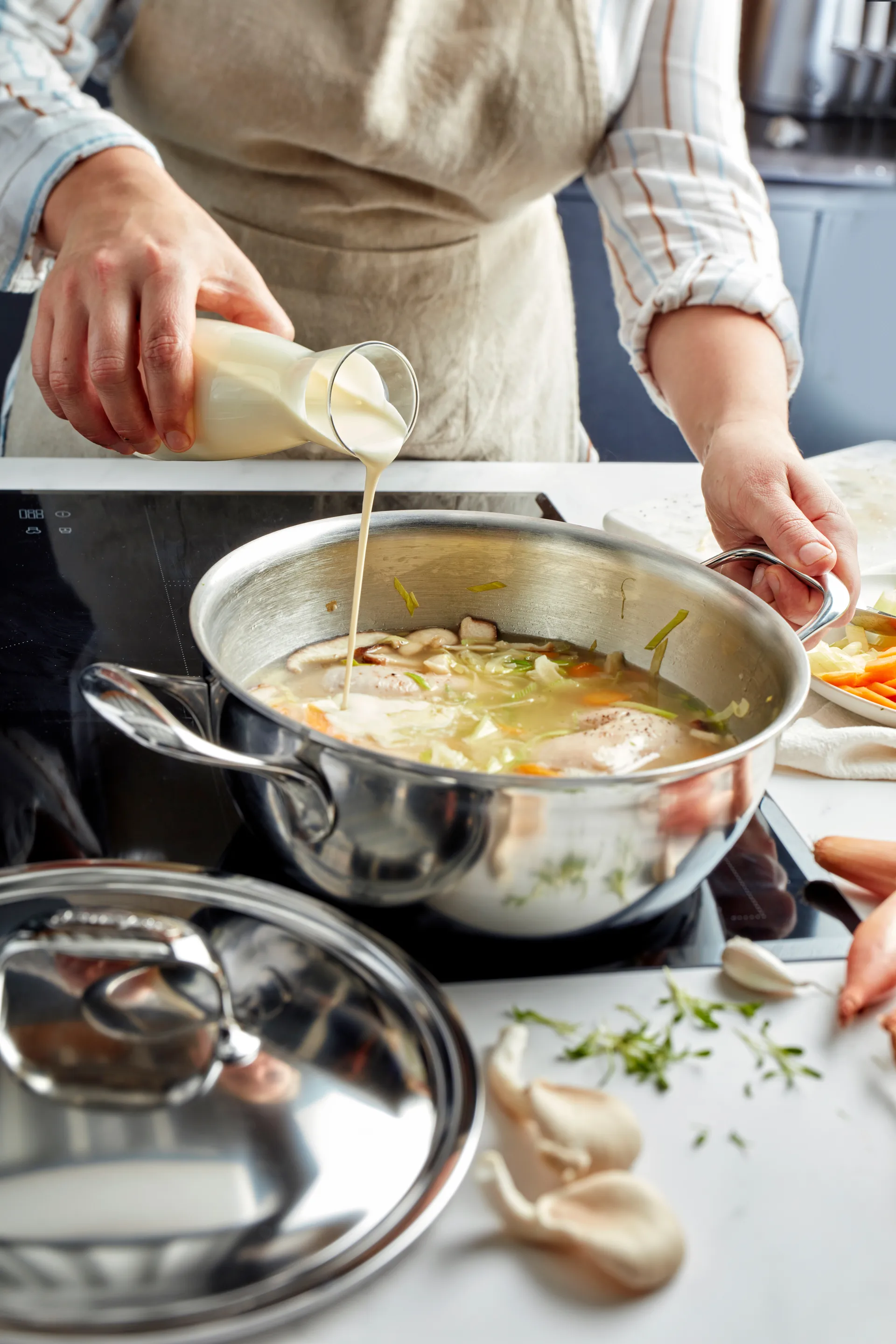 Demeyere Atlantis 7 serveringspande rustfrit stål, 4,8 L Demeyere