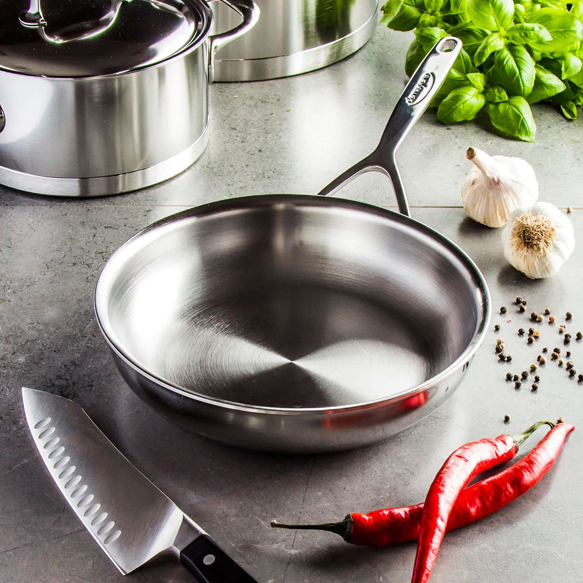 Multiline 7 stegepande rustfrit stål 7-ply, Ø20 cm Demeyere