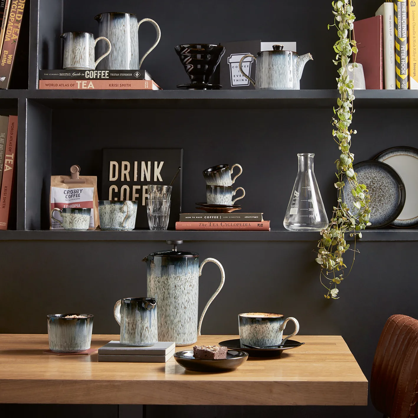 Halo Brew underkop til espressokop, Sort Denby