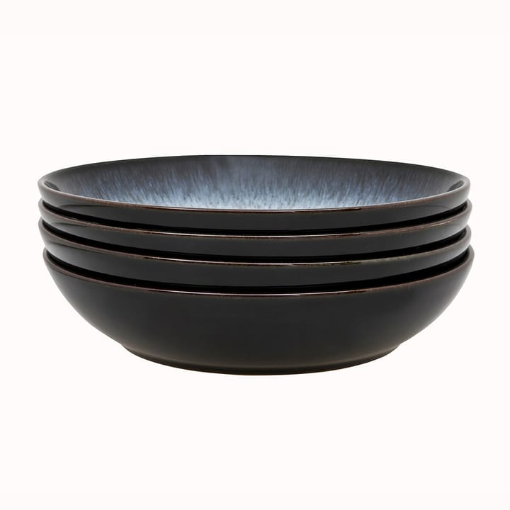 Halo pastaskål 22 cm 4-pak - Blå/Grå/Sort - Denby