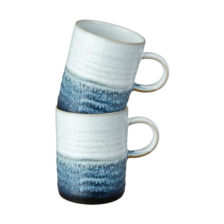 Kiln blue ridged krus 2-pak - 41 cl - Denby