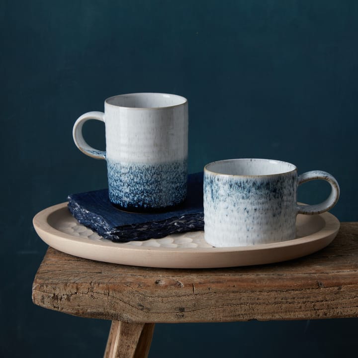 Kiln blue ridged krus small, 29,5 cl Denby