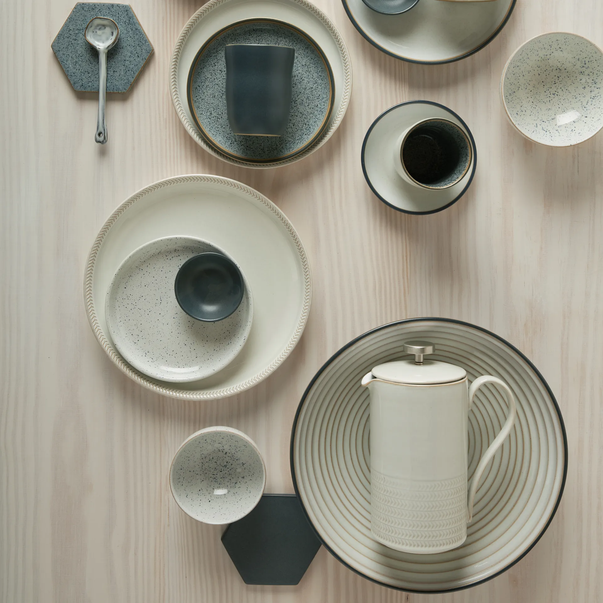 Natural Canvas stempelkande 1,15 L, Tekstureret Denby