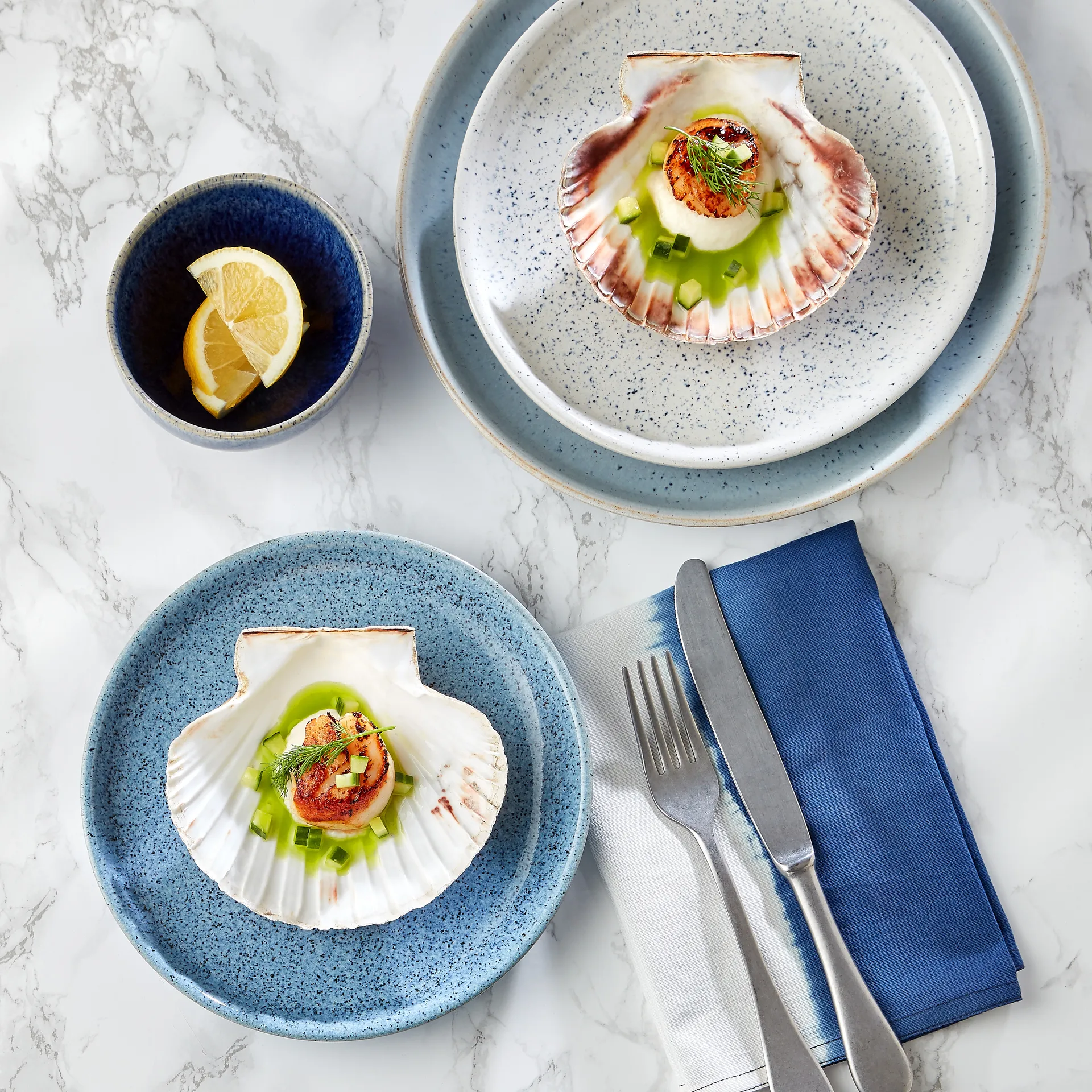 Studio Blue asiet 17 cm, Flint Denby