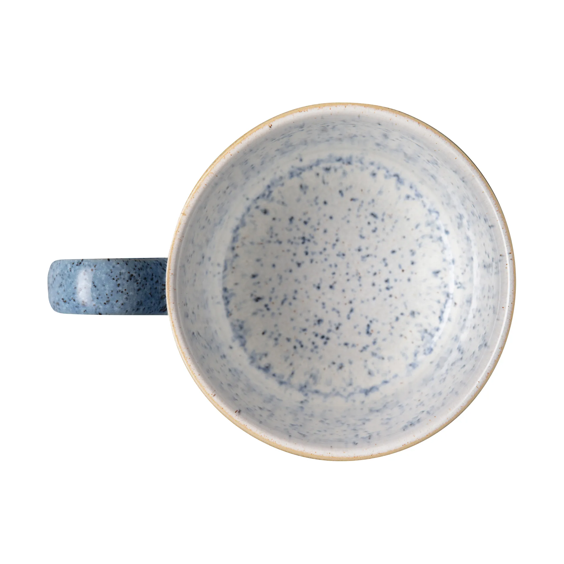 Studio Blue riflet krus 40 cl, Flint/Chalk Denby