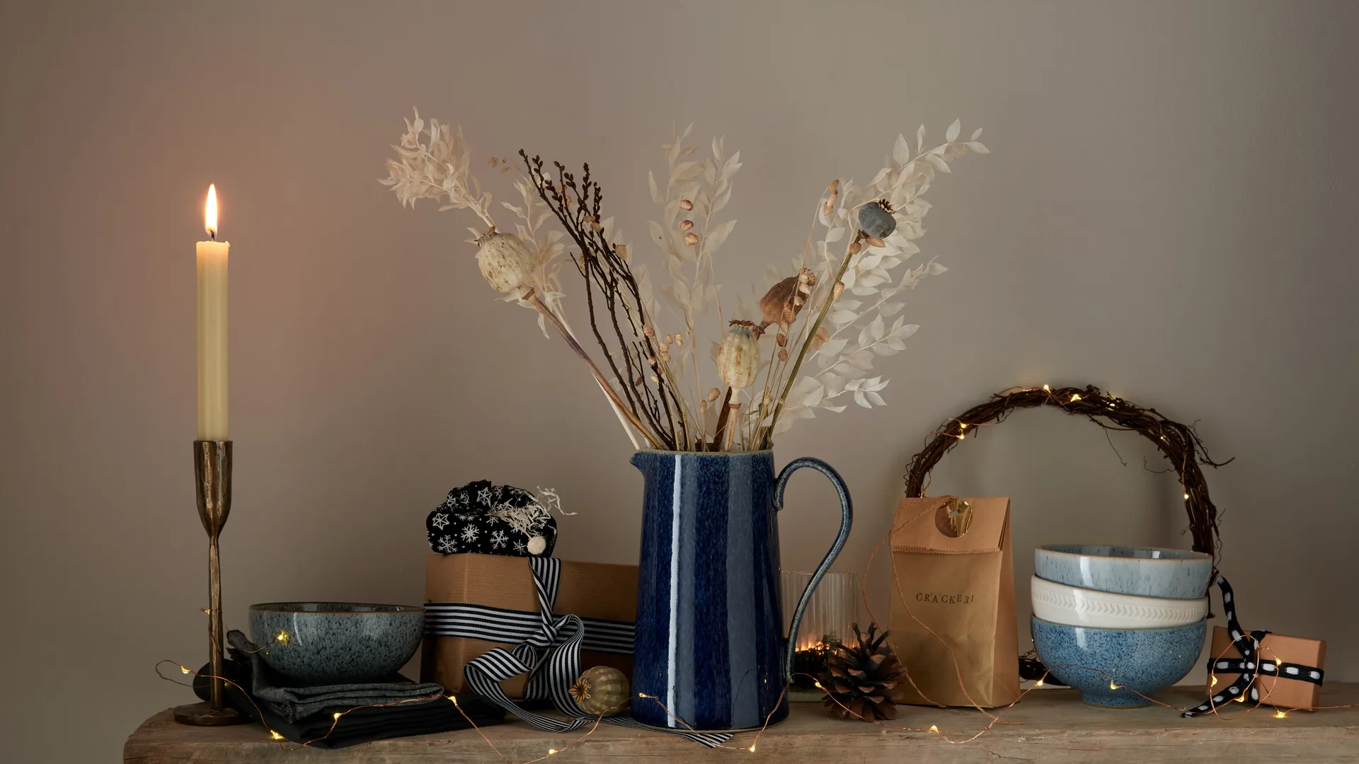 Studio Blue risskål 13 cm, Flint Denby