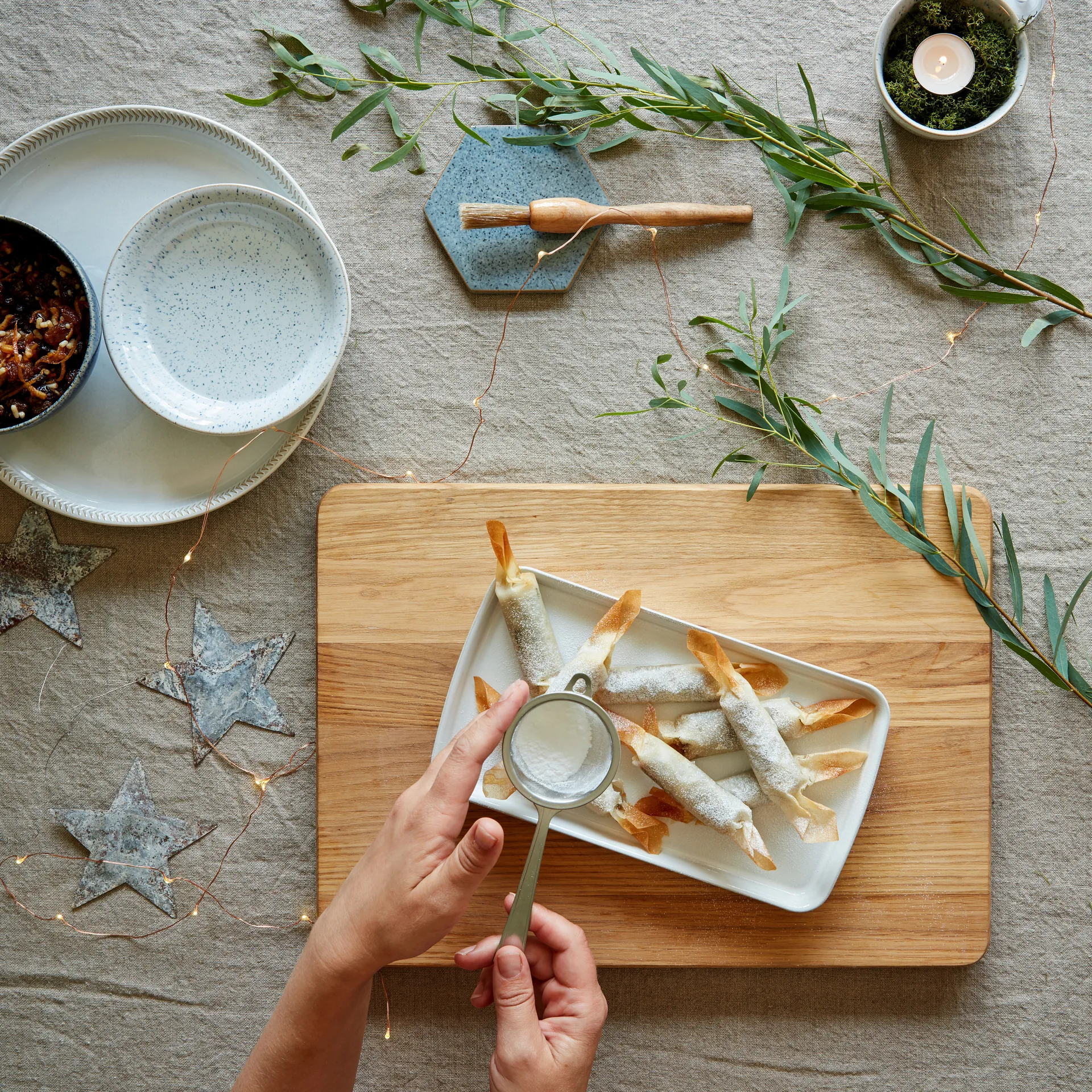 Studio Blue serveringsskål 17 cm, Chalk Denby