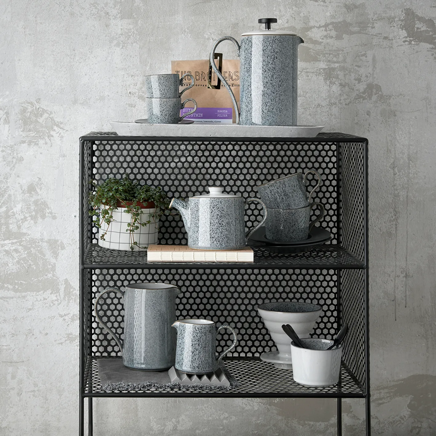 Studio Grey Brew underkop til espressokop, Grey Denby