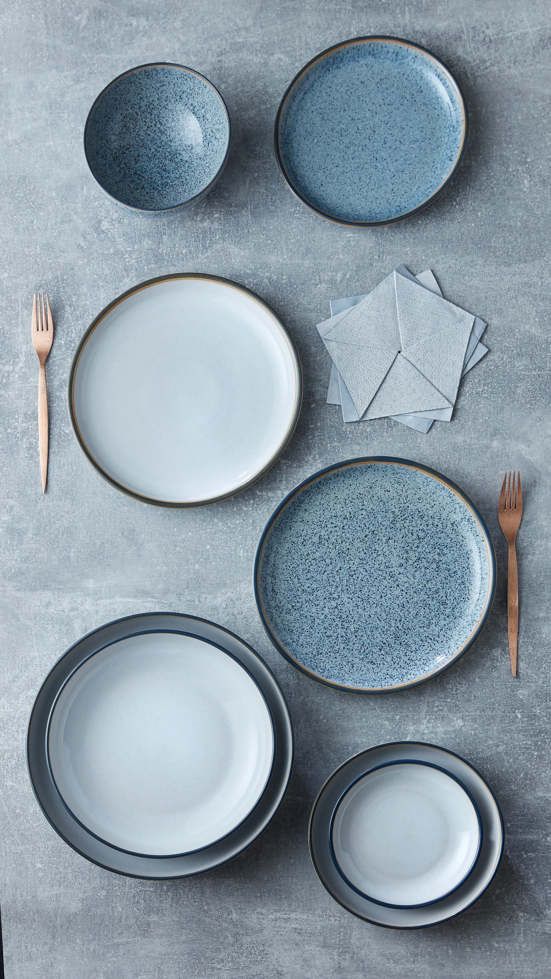 Studio Grey coupe asiet 17 cm, Granite Denby