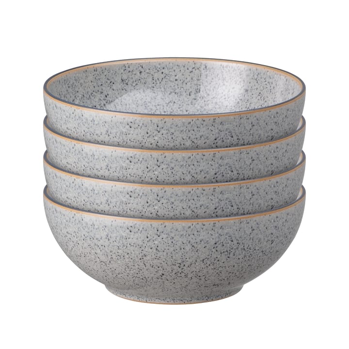 Studio Grey coupe serveringsskål 17 cm 4-pak - Granite - Denby