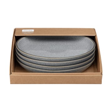 Studio Grey coupe tallerken 26 cm 4-pak - Granite - Denby