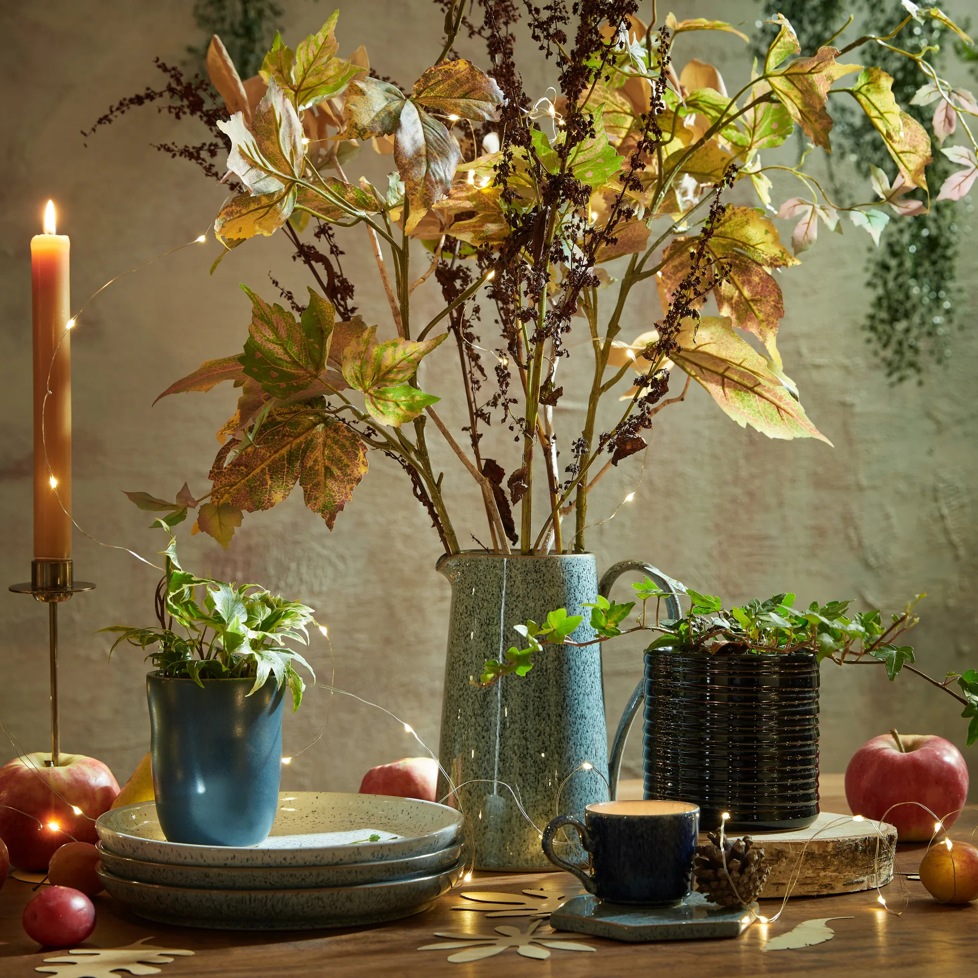 Studio Grey coupe tallerken 26 cm 4-pak, Granite Denby