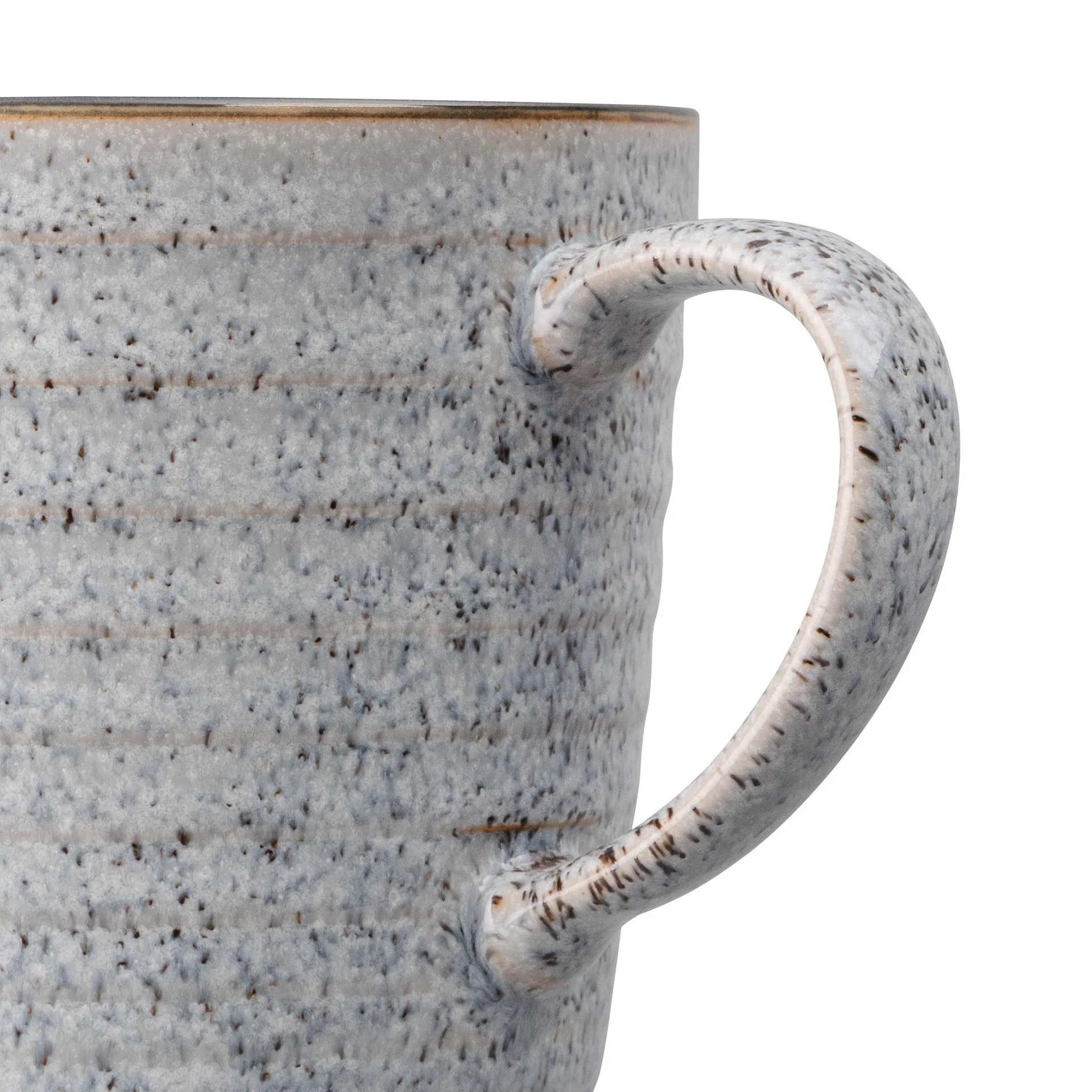 Studio Grey riflet krus 40 cl, Granite Denby