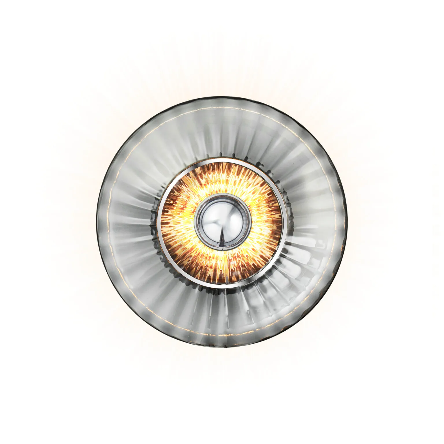 New Wave Optic væglampe Ø26 cm, Smoke Design By Us